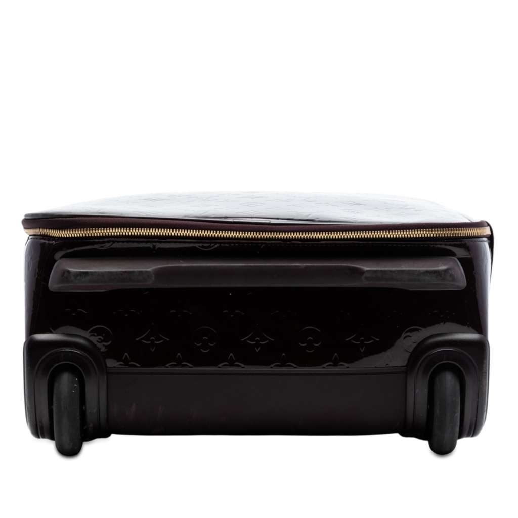 Louis Vuitton Monogram Vernis Pegase 45 Purple Leather Good condition - Inside View