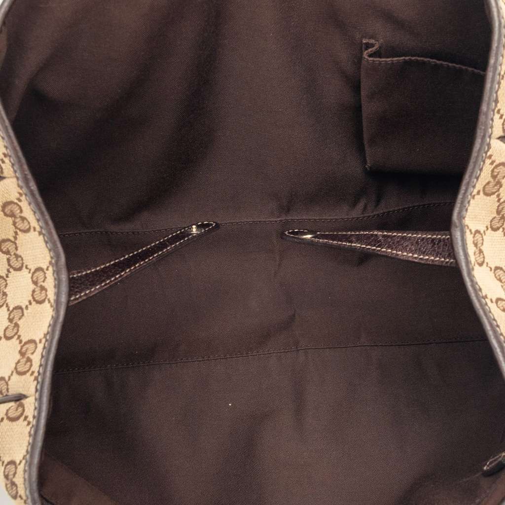 Gucci GG Canvas Princy Tote Beige Canvas Fair condition - Model View