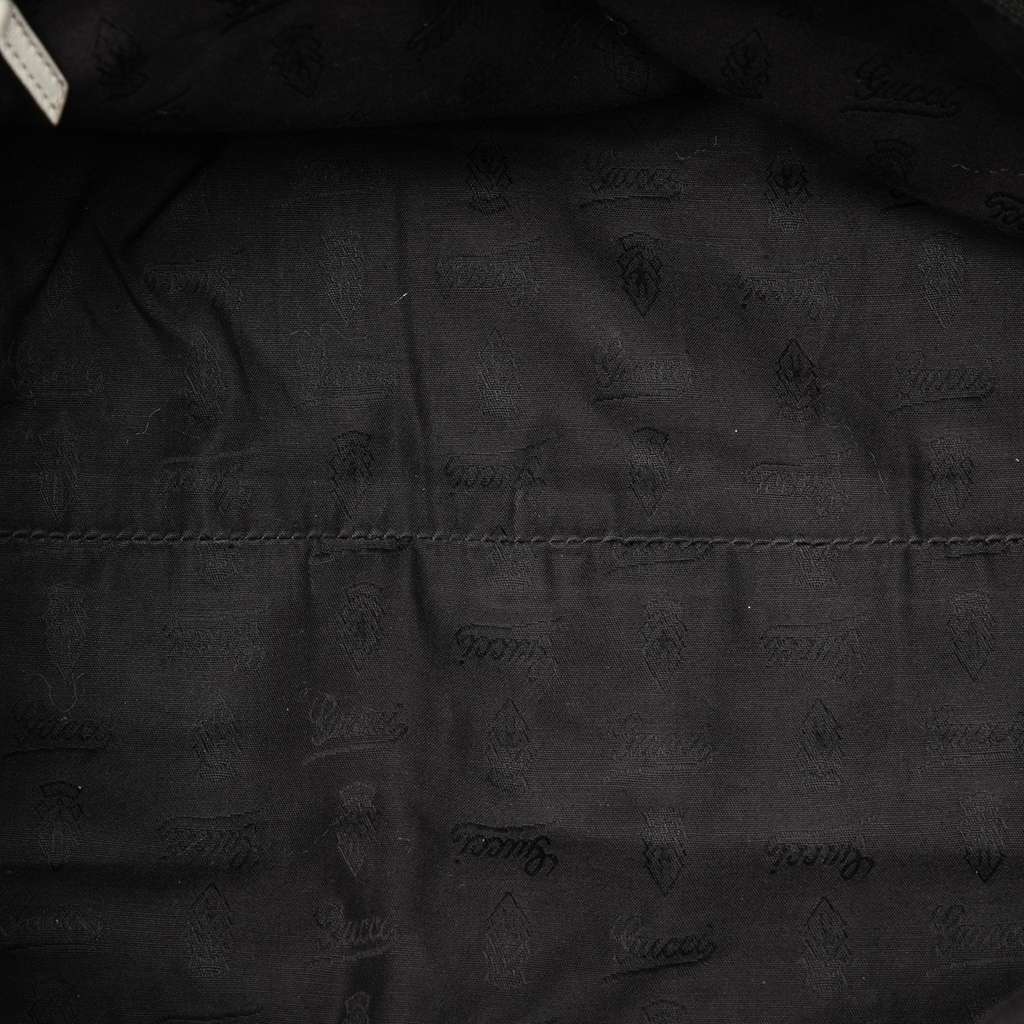 Gucci Guccissima Sukey Satchel White Leather Good condition - Model View