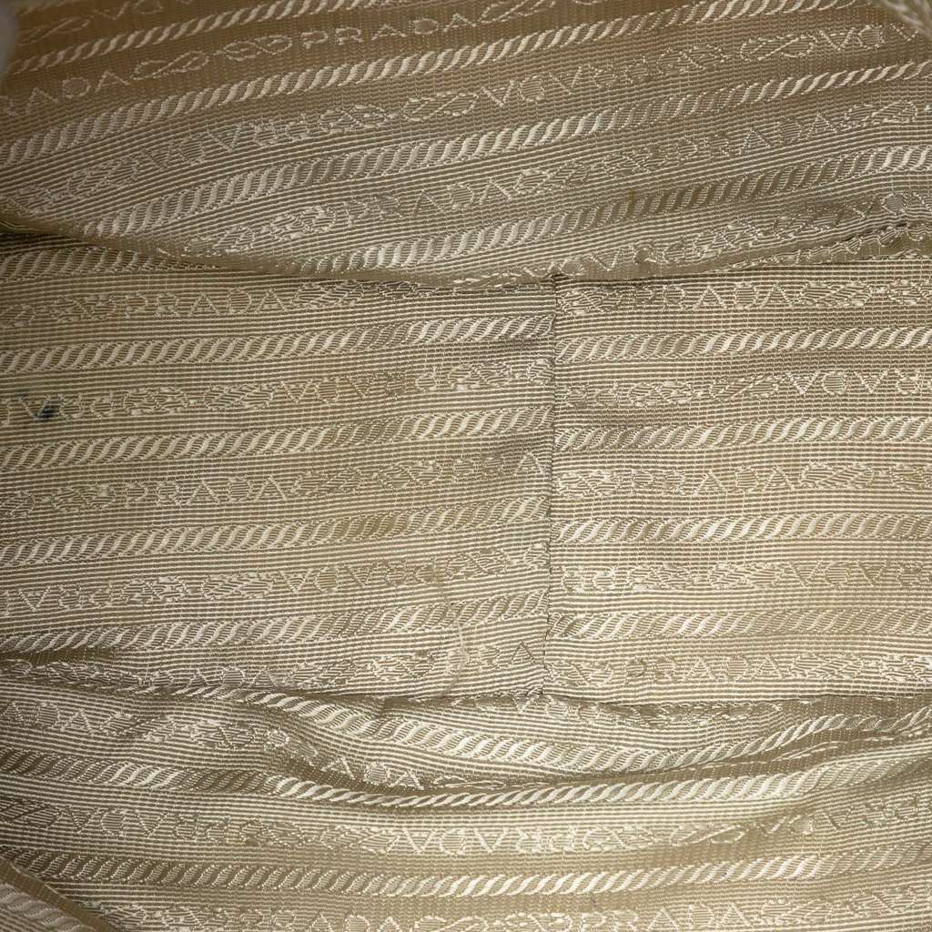 Prada Tessuto Gaufre Satchel Grey Good condition - Model View