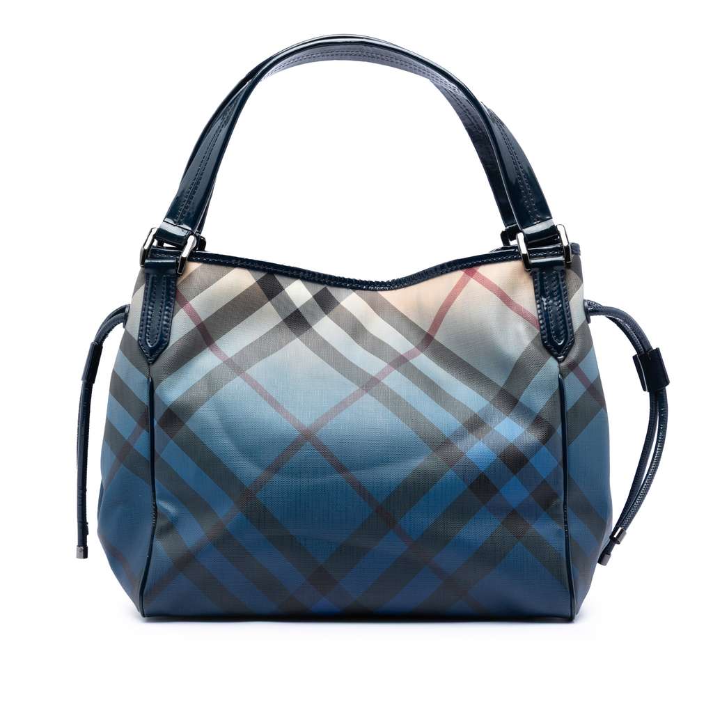 Burberry Supernova Check Ombre Coated Canvas Bilmore Tote