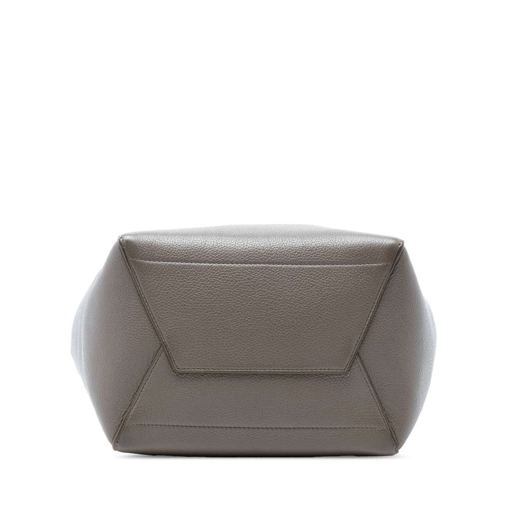 Celine Medium Leather Seau Sangle Bucket Bag Brown Leather Good condition - Inside View