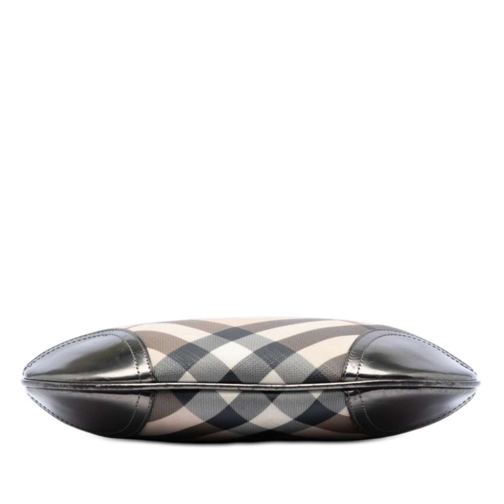 Burberry Supernova Check Coated Canvas Dryden Crossbody Beige Canvas Good condition - Inside View