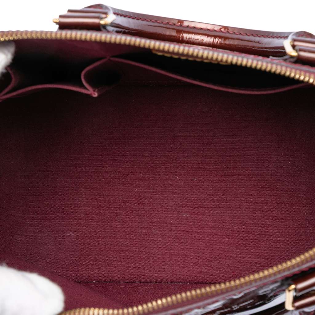 Louis Vuitton Monogram Vernis Alma PM Red Leather Good condition - Model View