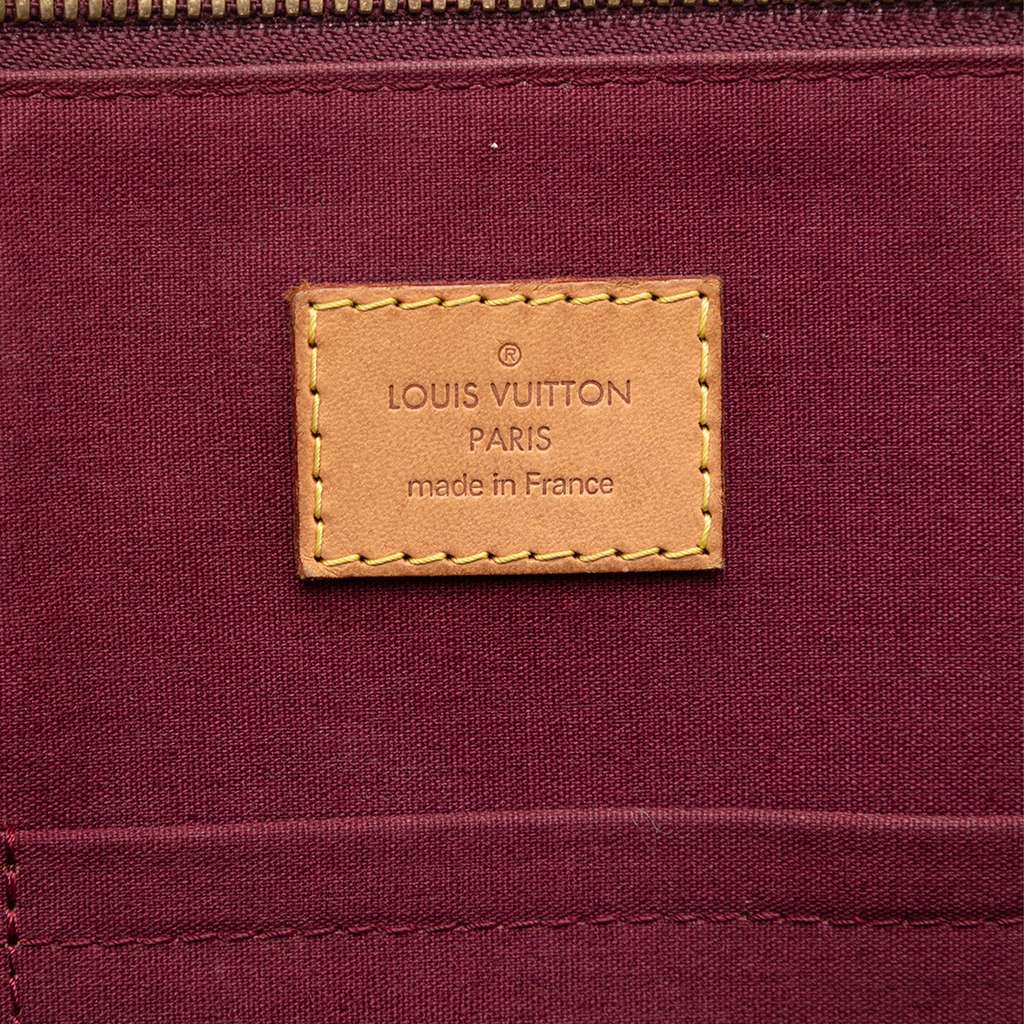 Louis Vuitton Monogram Vernis Alma PM Red Leather Good condition - Box View