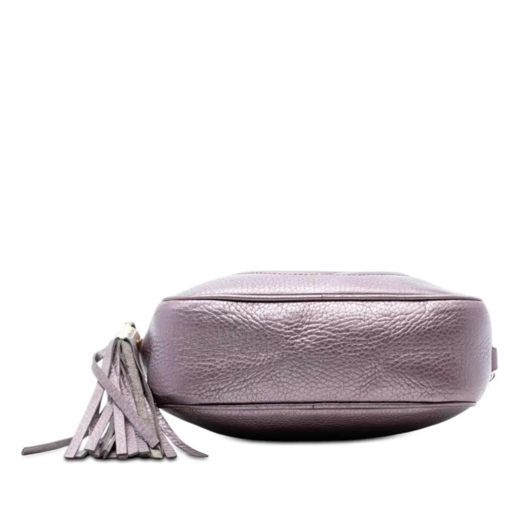 Gucci Metallic Leather Soho Disco Crossbody Purple Leather Very good - Inside View