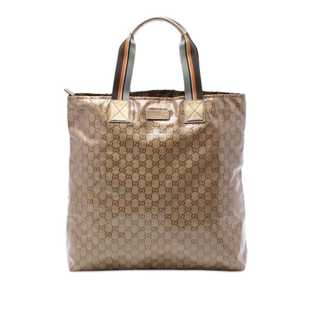 Gucci GG Crystal Vertical Web Tote