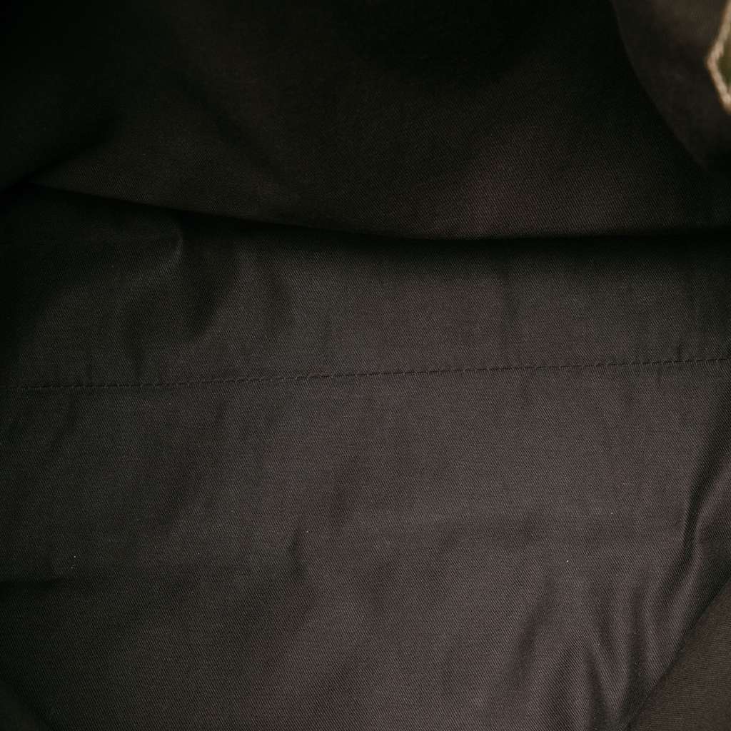 Gucci GG Crystal Vertical Web Tote Gold Canvas Good condition - Model View