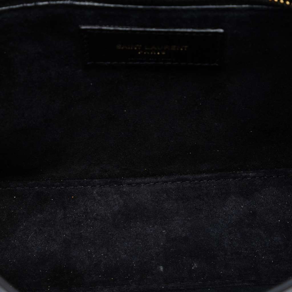 Saint Laurent Patent  Le 5 a 7 Black Leather Good condition - Model View