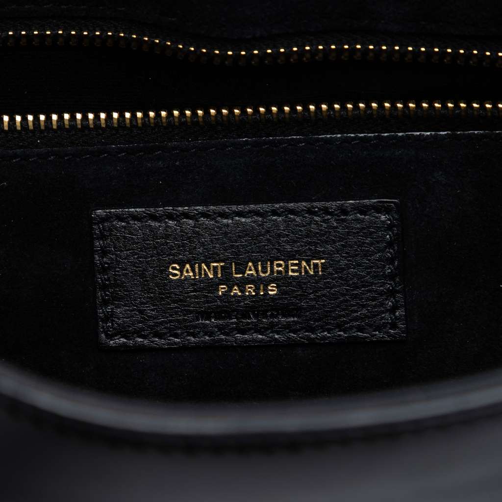 Saint Laurent Patent  Le 5 a 7 Black Leather Good condition - Box View