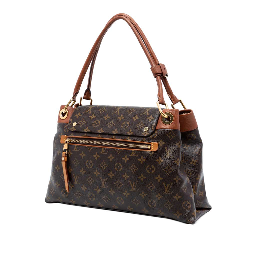 Louis Vuitton Monogram Olympe MM Brown Good condition - Back View