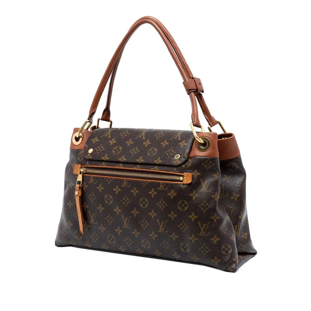 Louis Vuitton Monogram Olympe MM Brown Very good - Back View