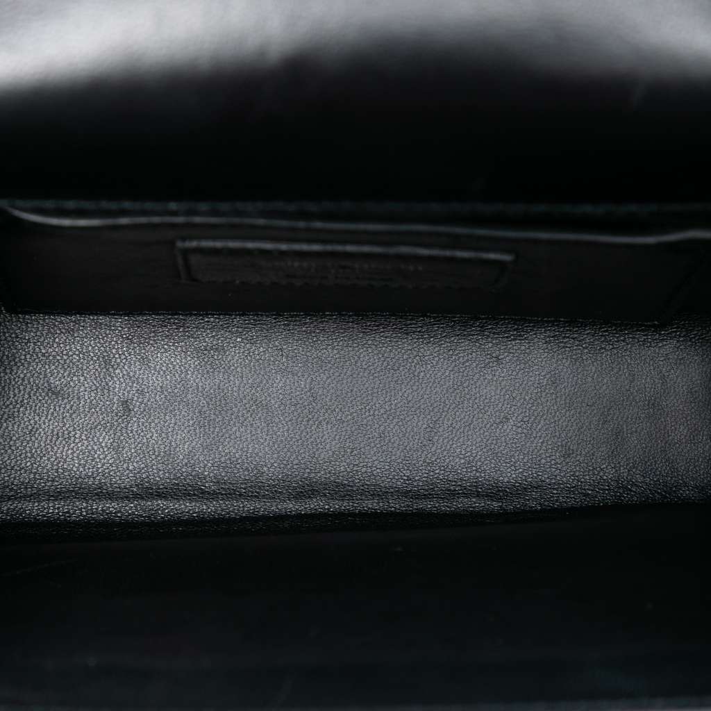 Saint Laurent Small Suede Monogram Kate Tassel Crossbody Black Leather Good condition - Model View