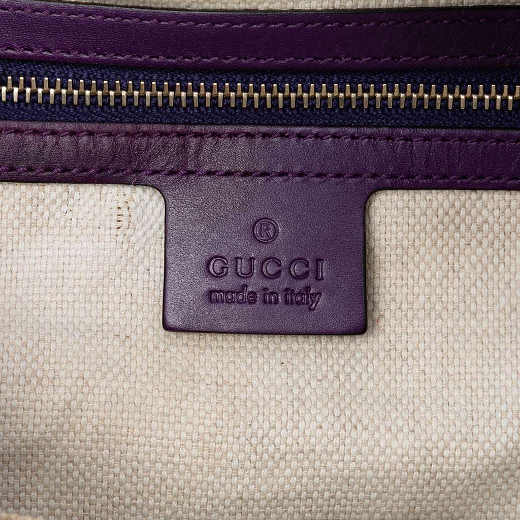 Gucci GG Canvas Cheer Hobo Beige Canvas Good condition - Box View