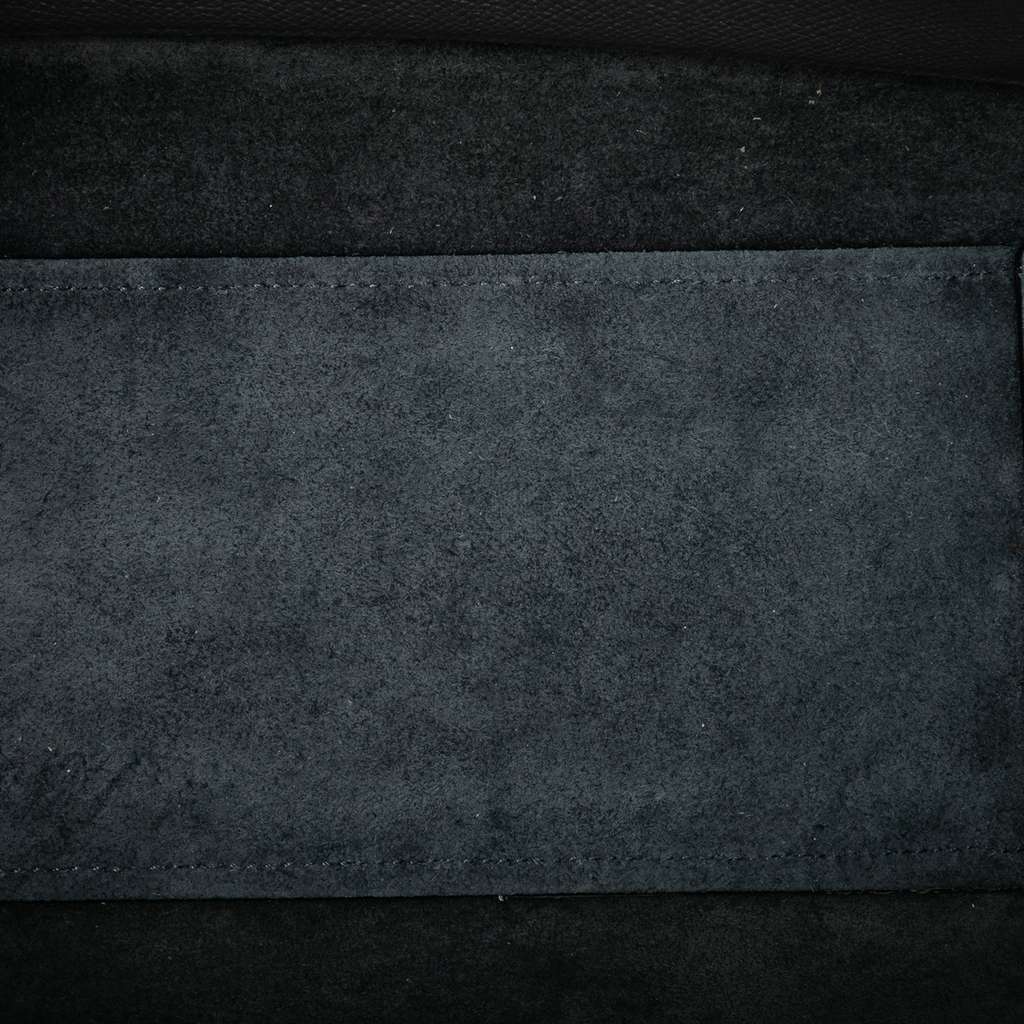 Celine Micro Grained Calfskin Belt Bag Grey Leather Good condition - Model View