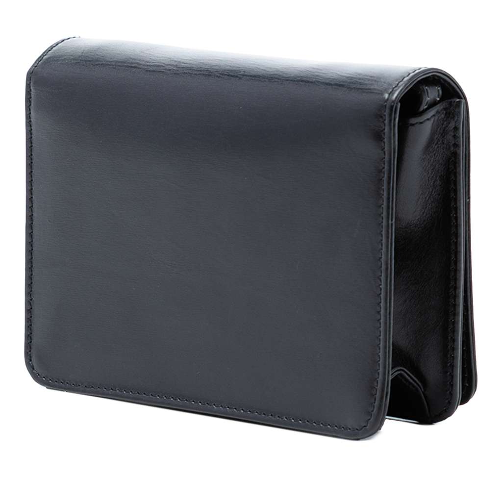 Saint Laurent Smooth Calfskin Monogram Crossbody Black Leather Good condition - Back View