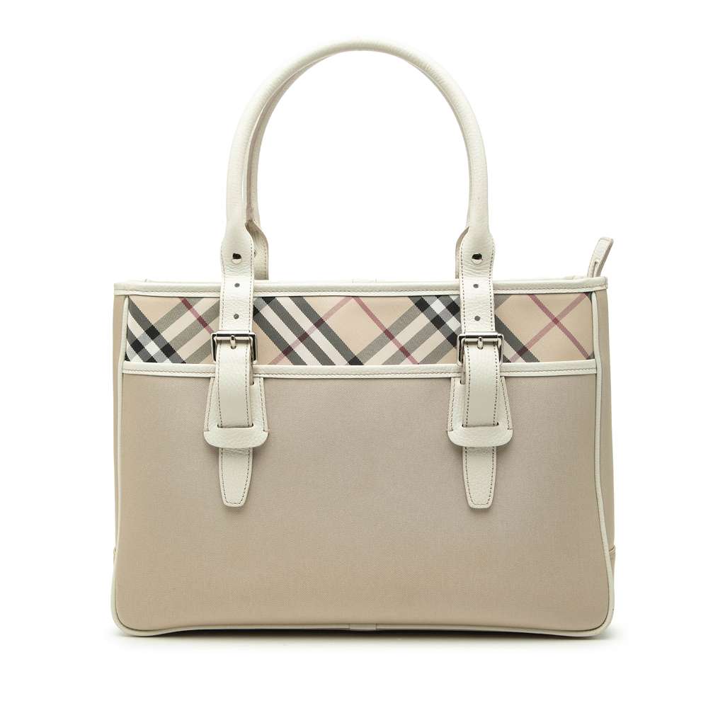 Burberry Nova Check Nylon Tote