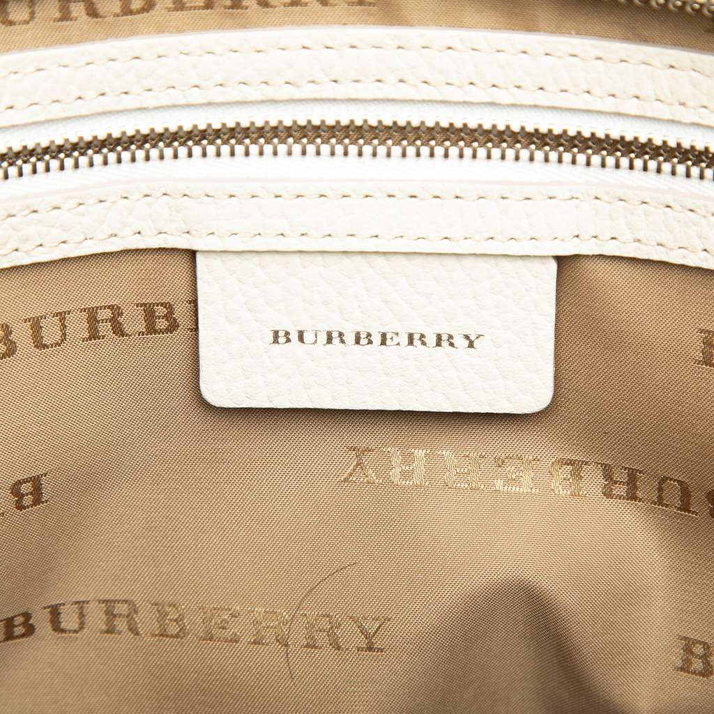 Burberry Nova Check Nylon Tote Beige Good condition - Box View