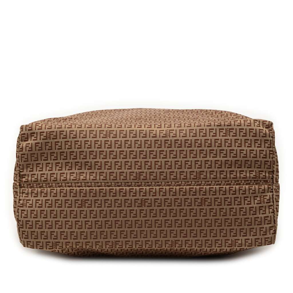 Fendi Micro Zucchino Nylon Tote Beige Good condition - Inside View