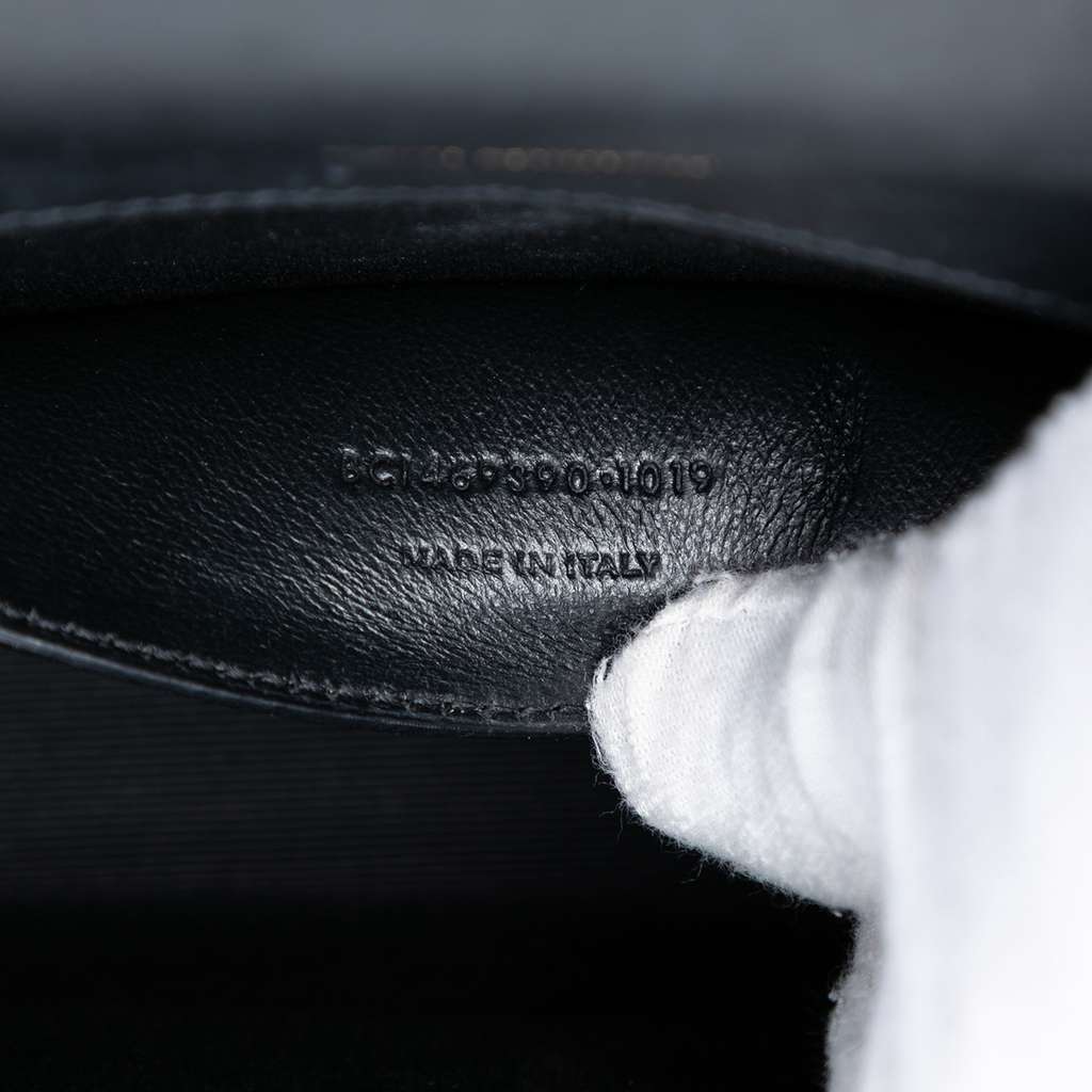 Saint Laurent Small Leather Monogram Kate Crossbody Black Leather Good condition - Box View