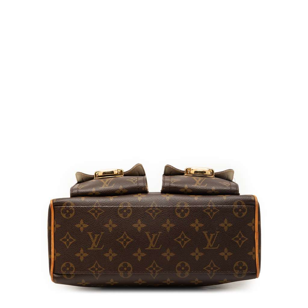 Louis Vuitton Monogram Manhattan PM Brown Good condition - Inside View