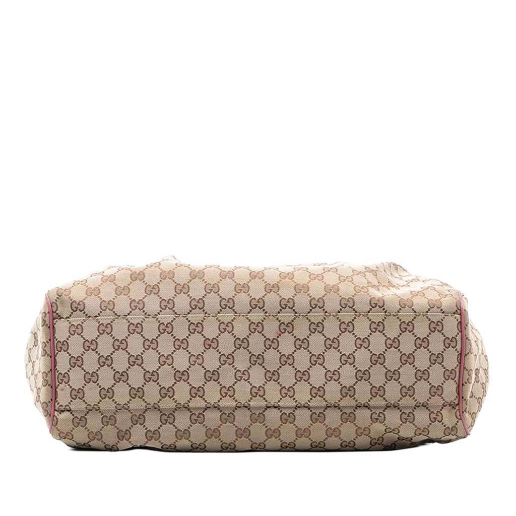 Gucci Large GG Canvas Sukey Tote Beige Canvas Good condition - Inside View