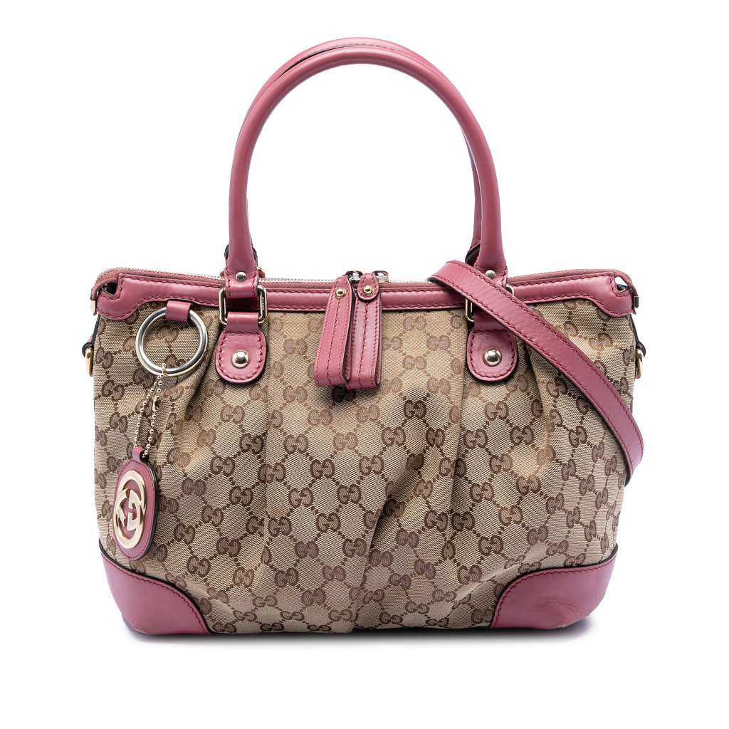 Gucci GG Canvas Sukey Satchel