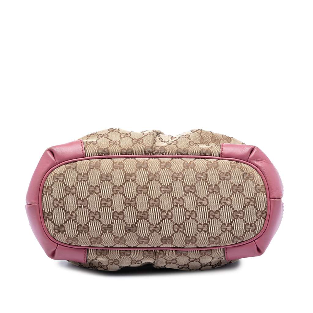 Gucci GG Canvas Sukey Satchel Beige Canvas Good condition - Inside View