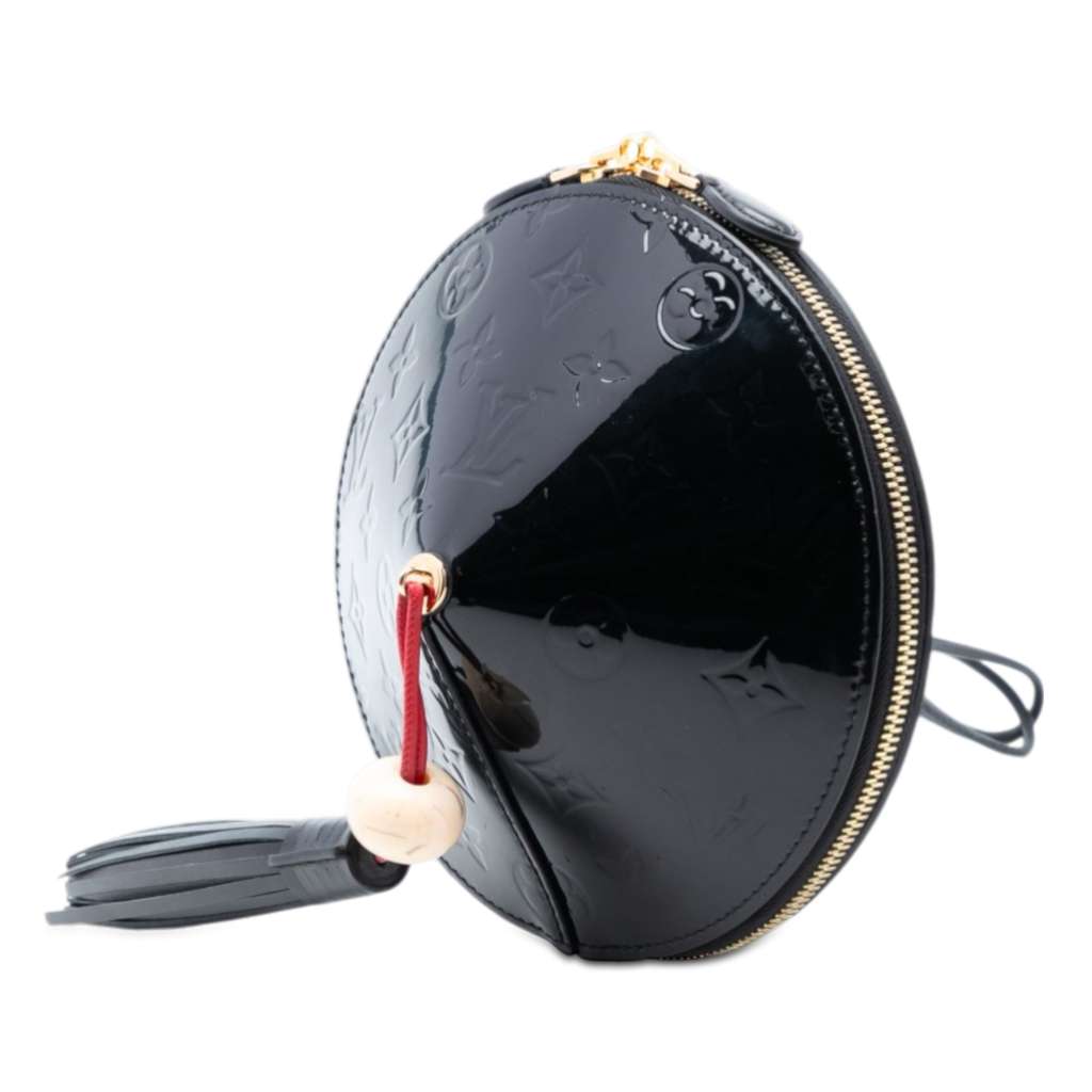 Louis Vuitton Monogram Vernis Toupie Black Leather Good condition - Back View