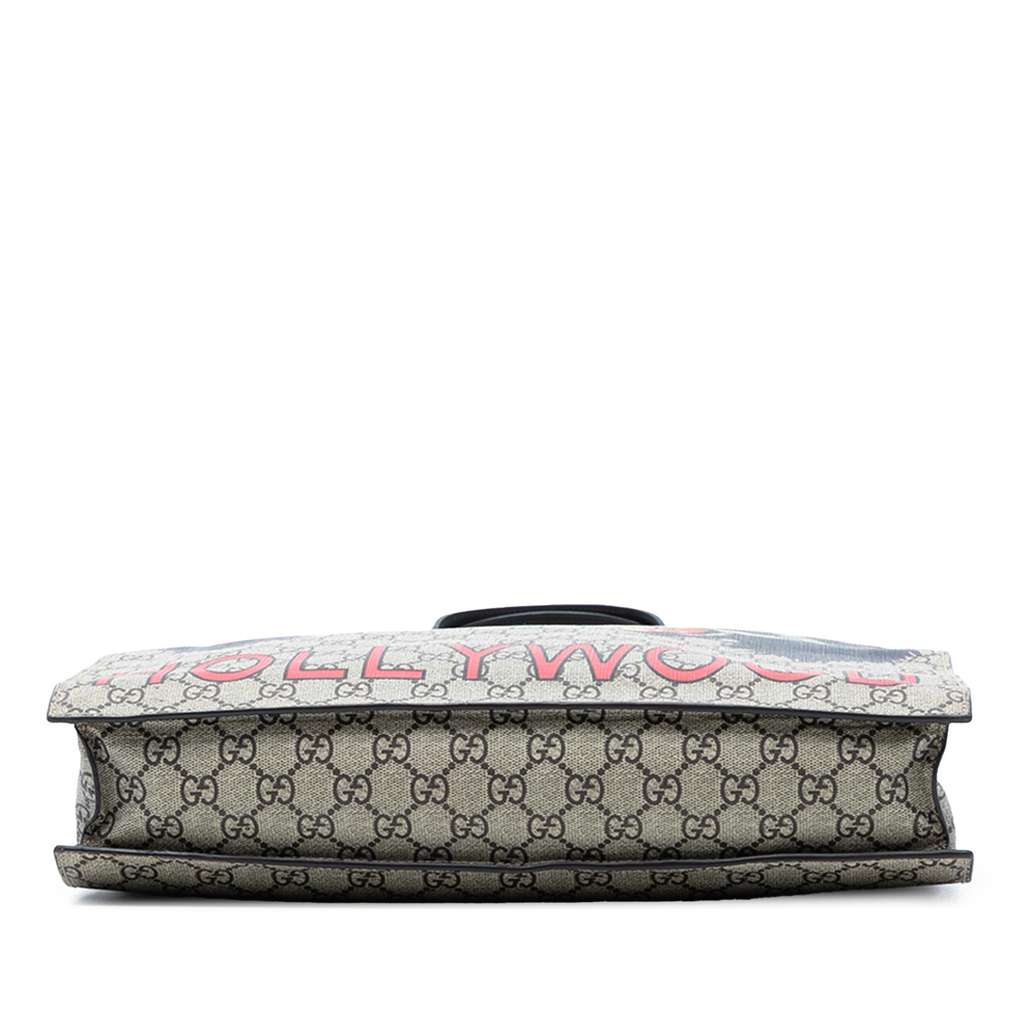 Gucci GG Supreme Wolf Tote Beige Canvas Good condition - Inside View