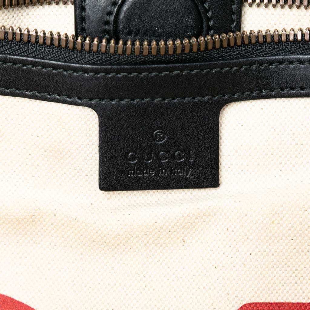 Gucci GG Supreme Wolf Tote Beige Canvas Good condition - Box View