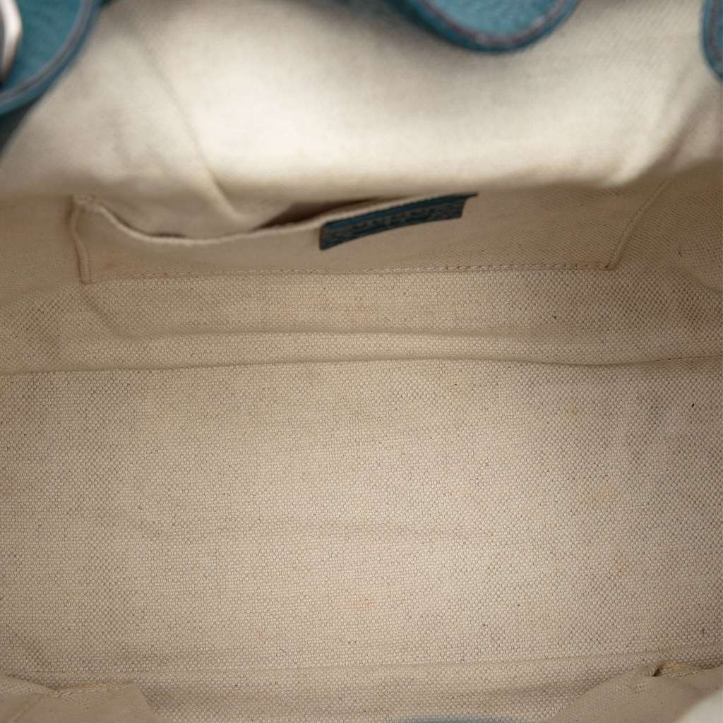 Gucci Leather Bamboo Tassel Backpack Green Leather Good condition - Model View