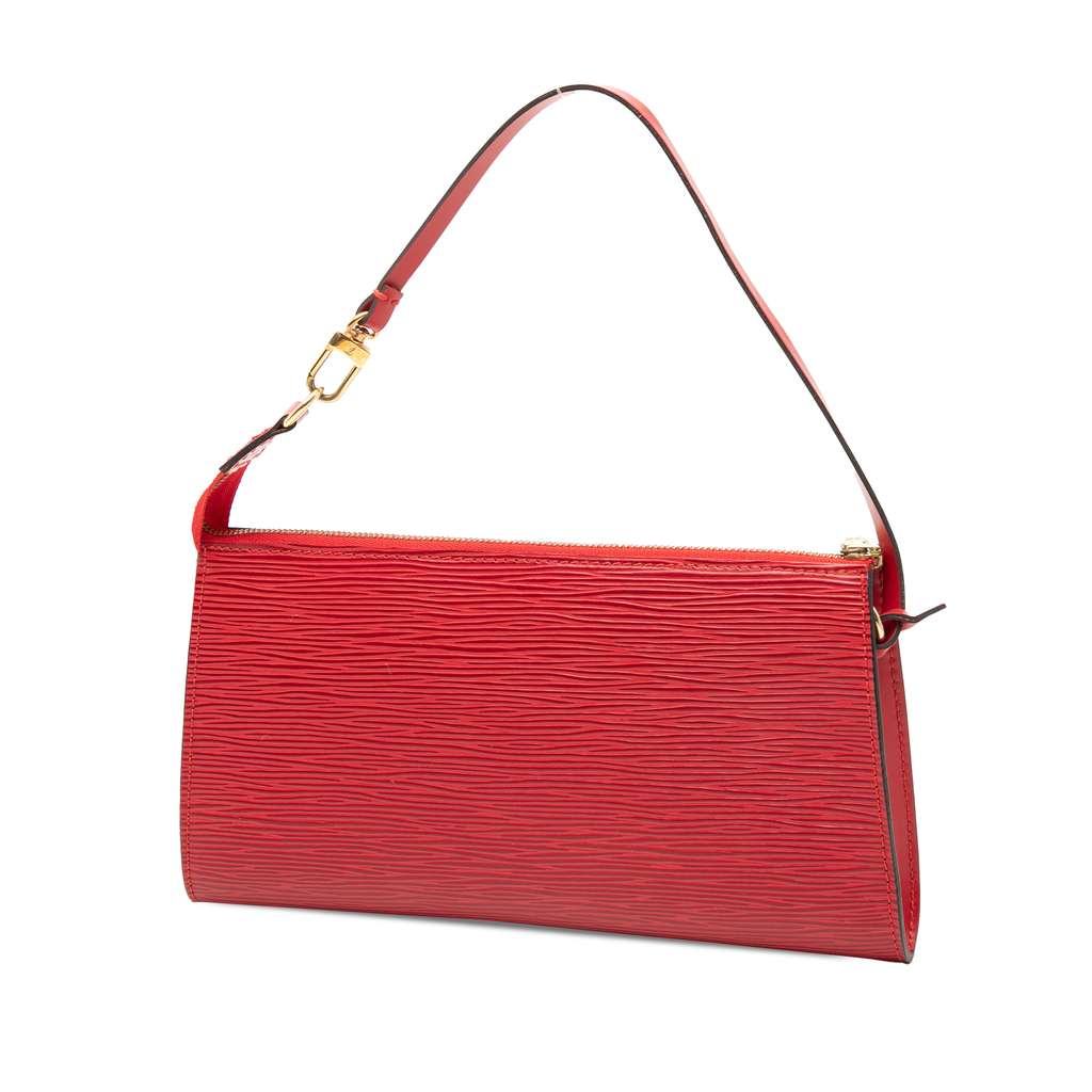 Louis Vuitton Epi Pochette Accessoires Red Leather Good condition - Back View