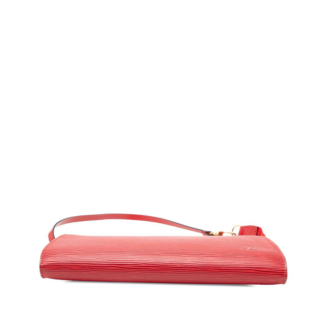 Louis Vuitton Epi Pochette Accessoires Red Leather Good condition - Inside View