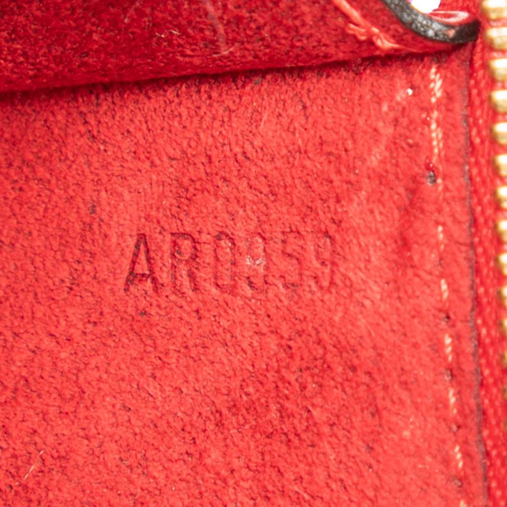 Louis Vuitton Epi Pochette Accessoires Red Leather Good condition - Box View