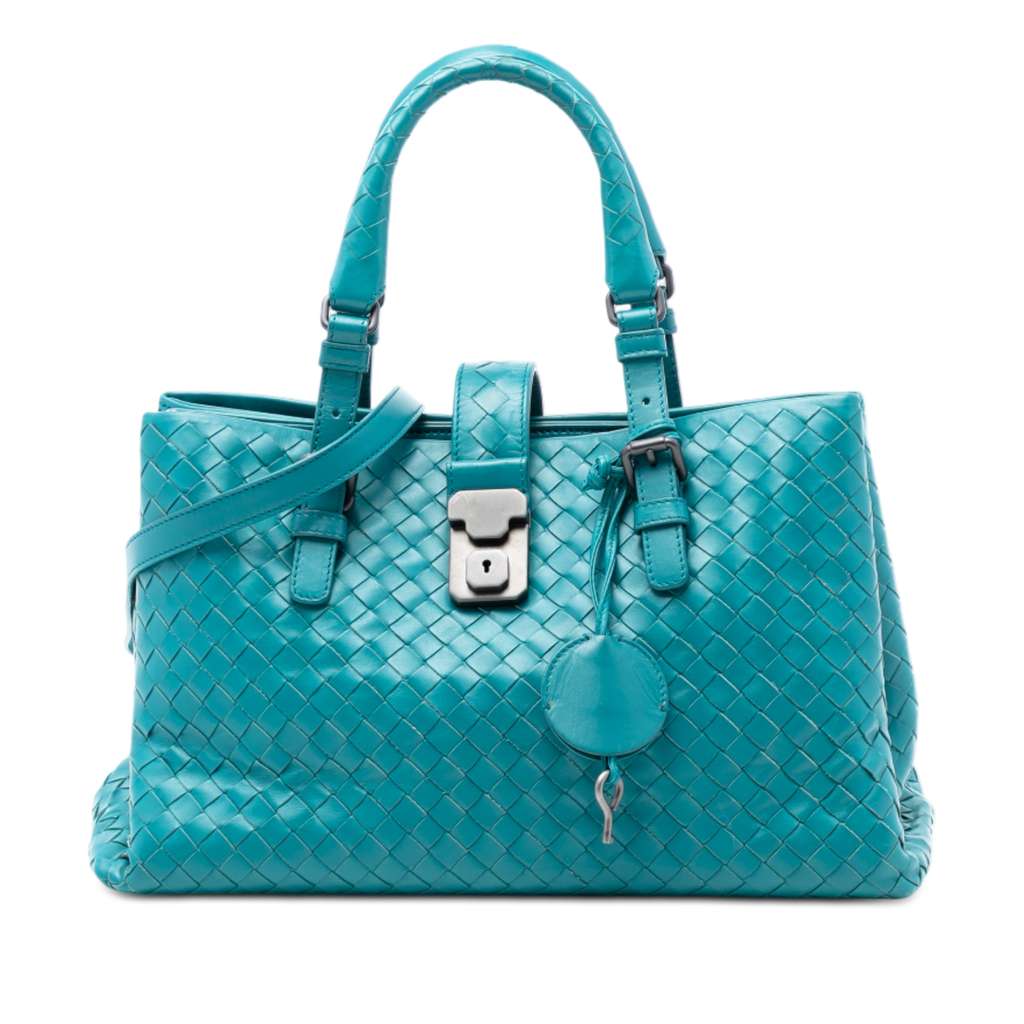 Bottega Veneta Small Nappa Intrecciato Roma Satchel