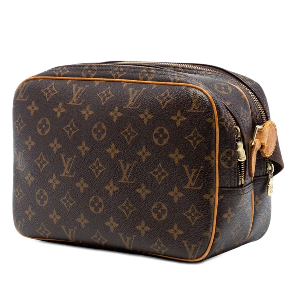 Louis Vuitton Monogram Reporter PM Brown Good condition - Back View
