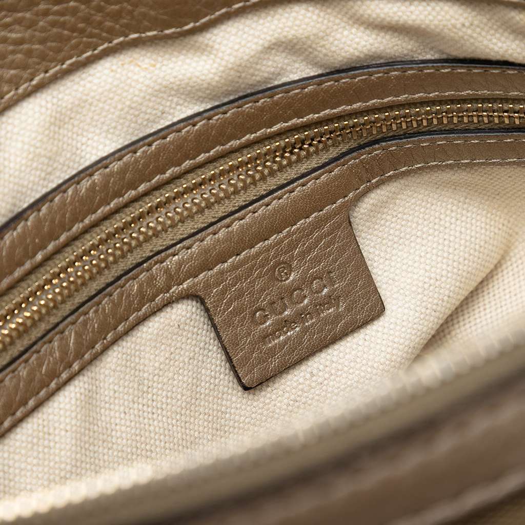 Gucci GG Canvas Bella Satchel Beige Good condition - Box View