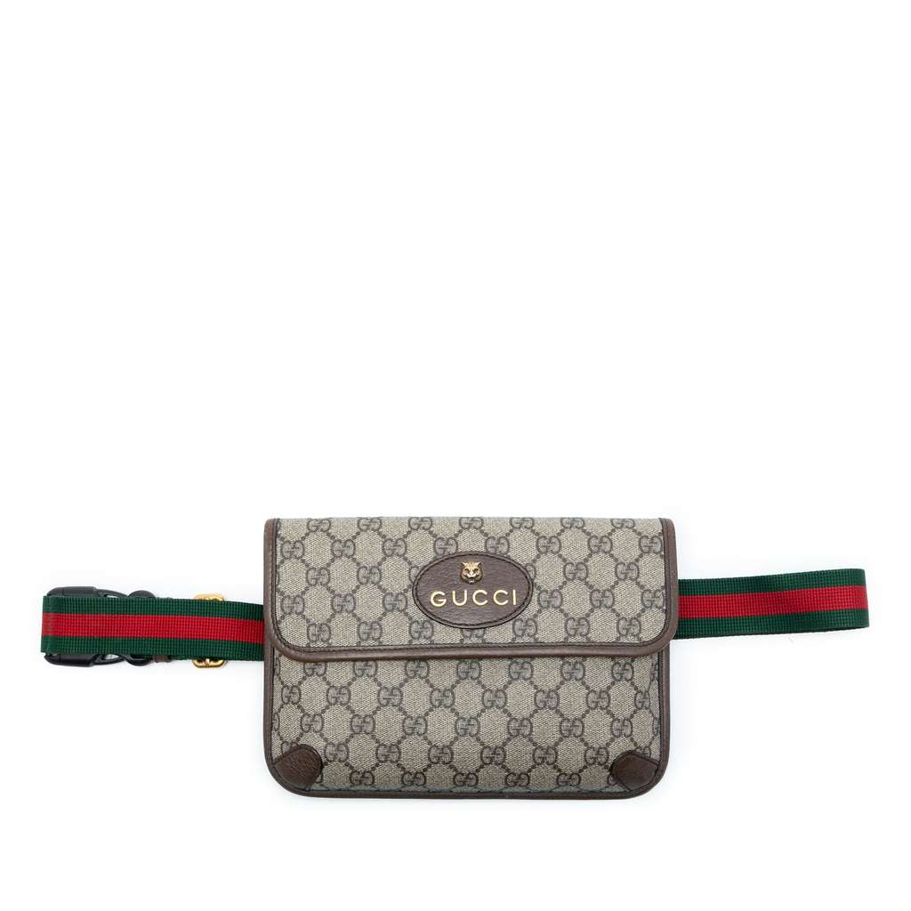 Gucci GG Supreme Web Neo Vintage Belt Bag
