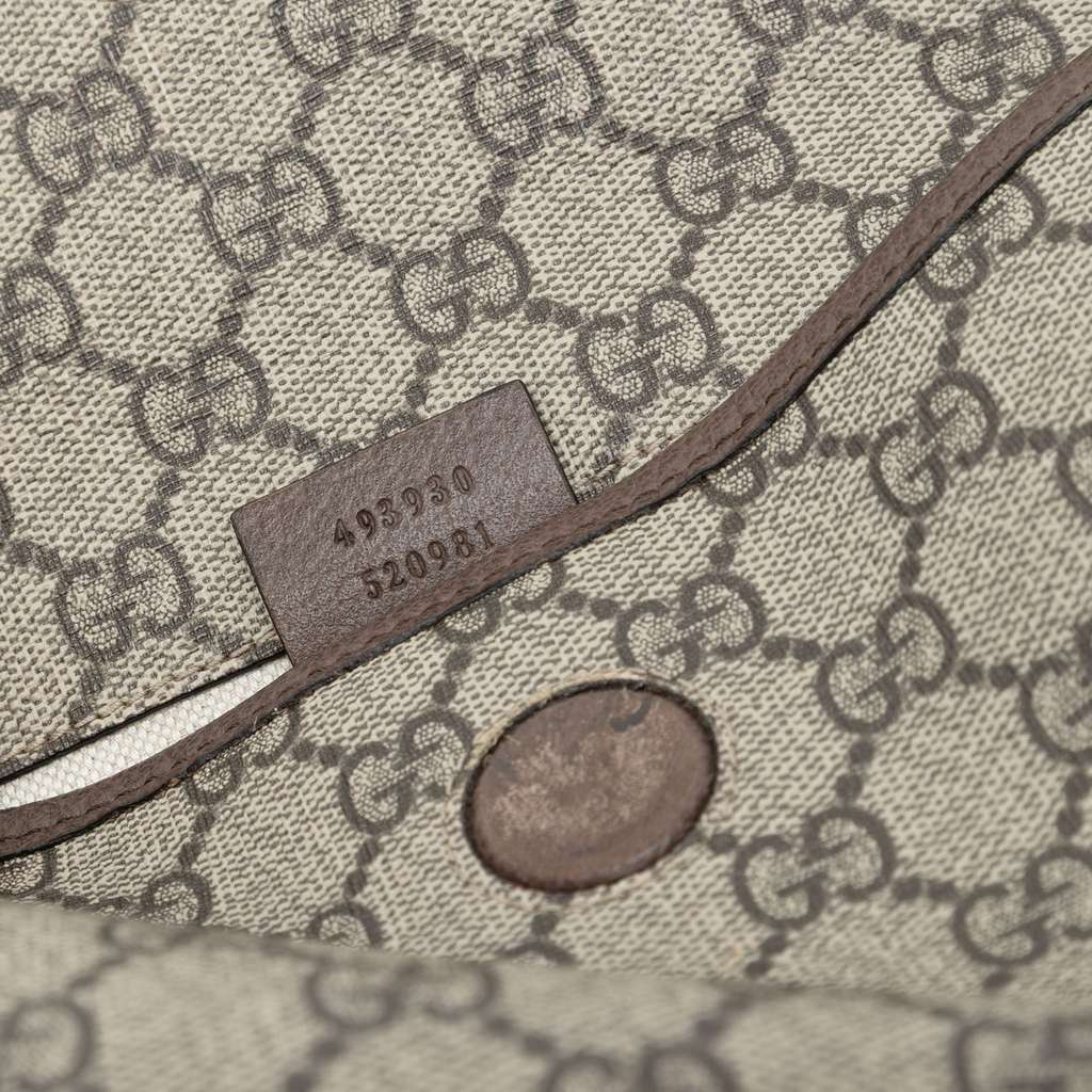 Gucci GG Supreme Web Neo Vintage Belt Bag Beige Good condition - Box View