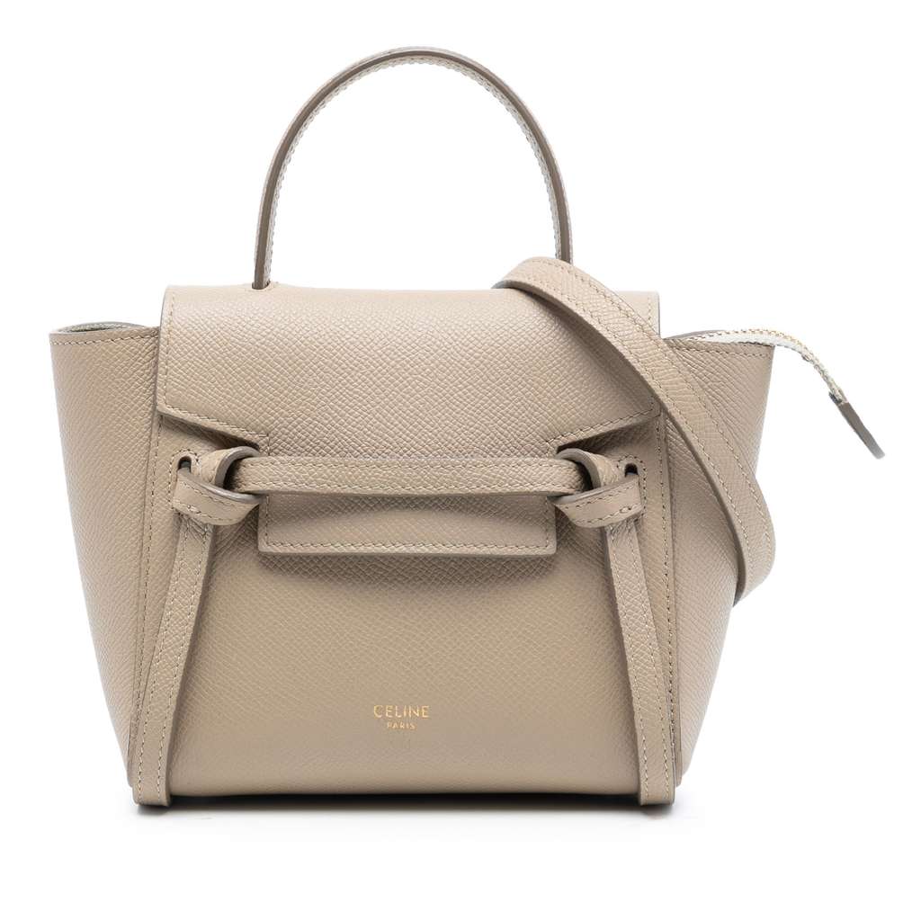 Celine Pico Grained Calfskin Belt Bag