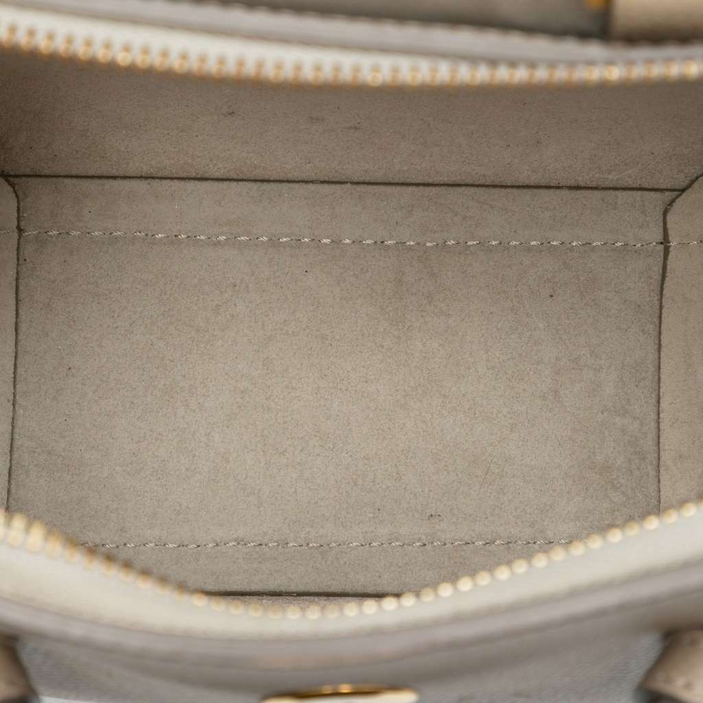 Celine Pico Grained Calfskin Belt Bag Beige Leather Good condition - Model View