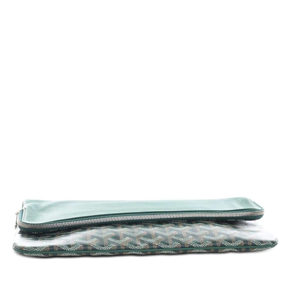 Goyard Goyardine Sainte Marie MM Green Canvas Very good condition - Box View