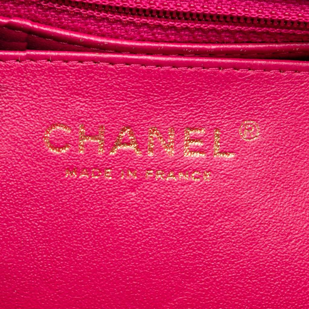 Chanel Mini Rectangular Classic Velvet Single Flap Pink Velvet Very good condition - Box View