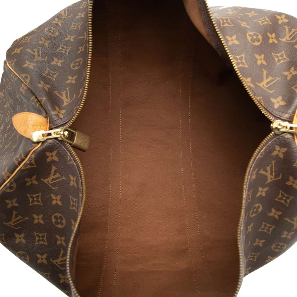 Louis Vuitton Monogram Keepall 55 Brown Good condition - Model View