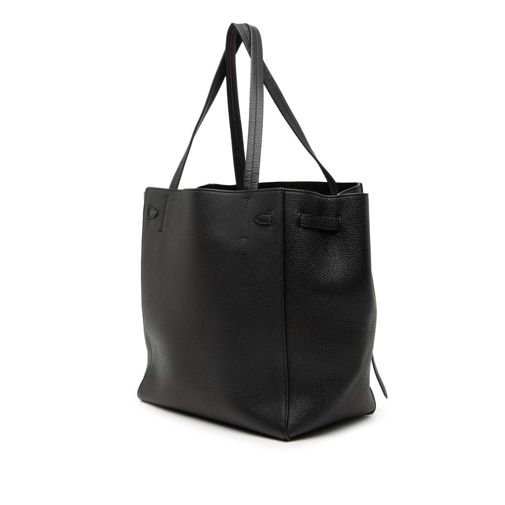 Celine Small Leather Phantom Cabas Tote Black Leather Very good condition - Back View