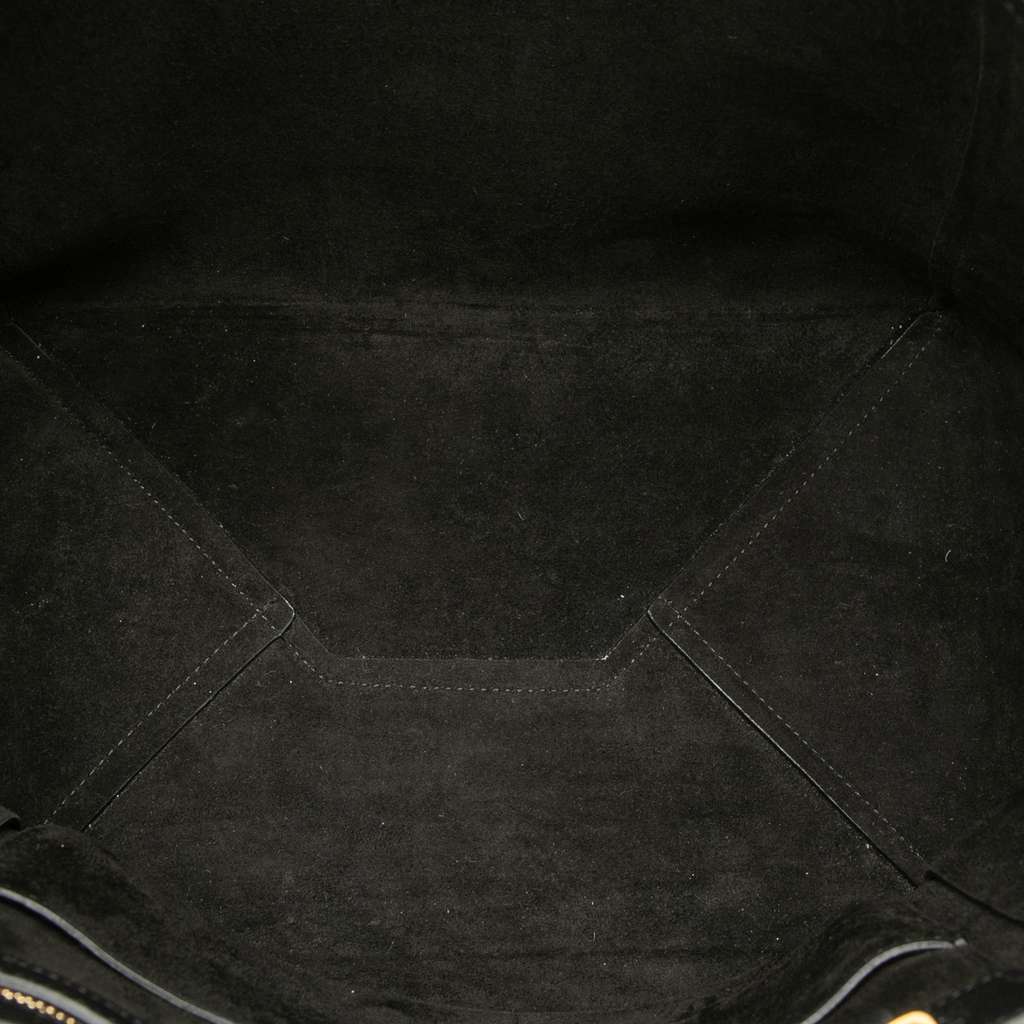 Celine Small Leather Phantom Cabas Tote Black Leather Very good condition - Model View