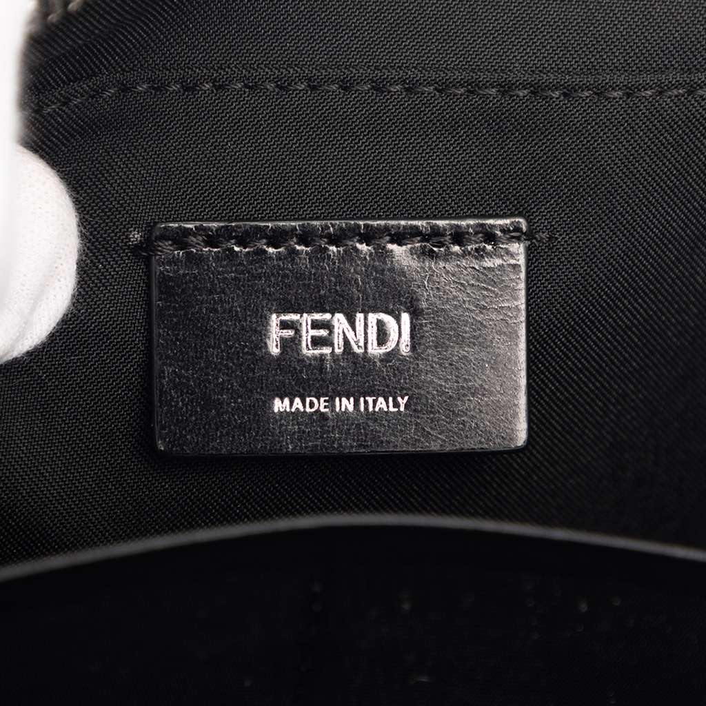 Fendi Zucca Coated Canvas Clutch Black Canvas Very good condition - Box View