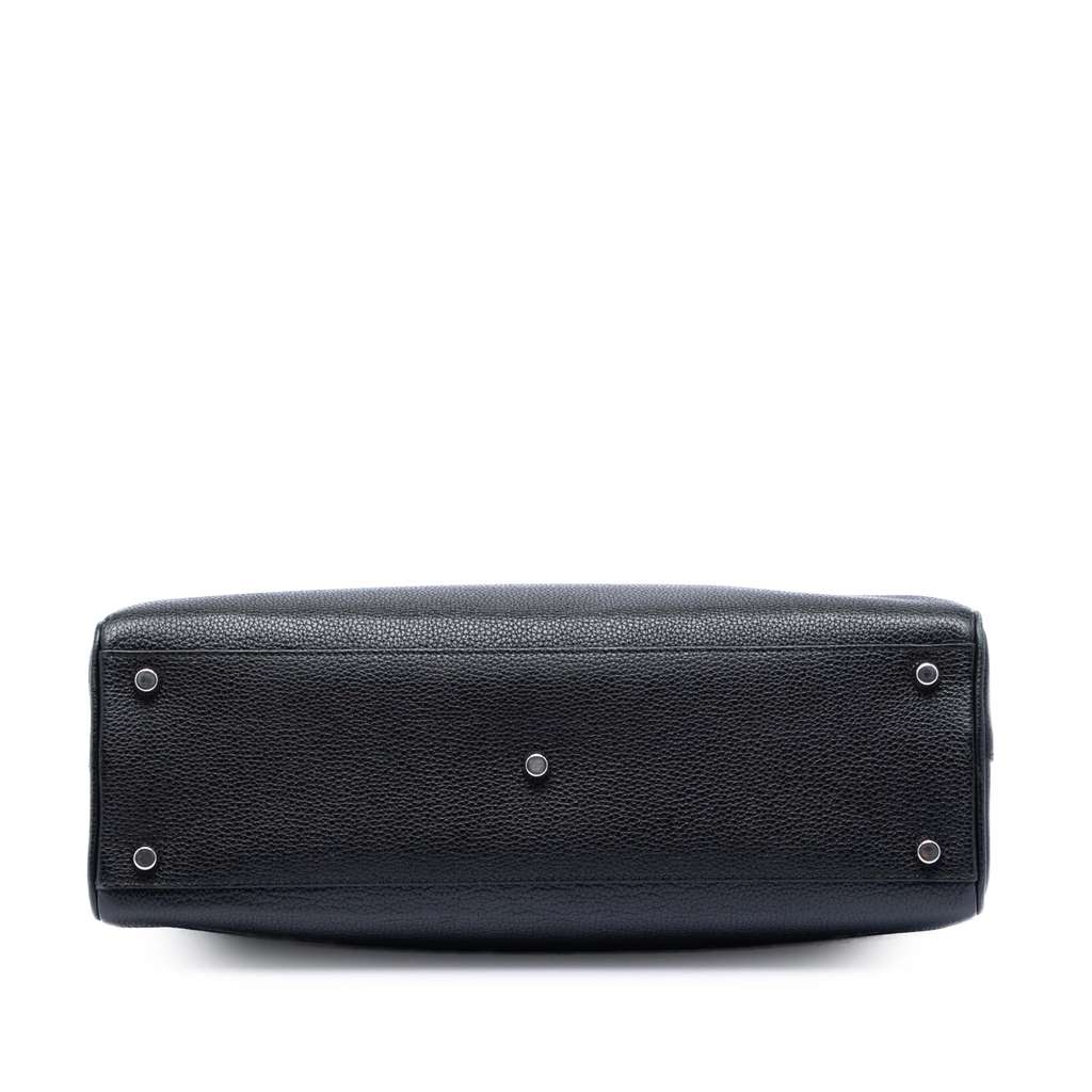 Gucci Medium Leather Zumi Top Handle Bag Black Leather Very good condition - Inside View