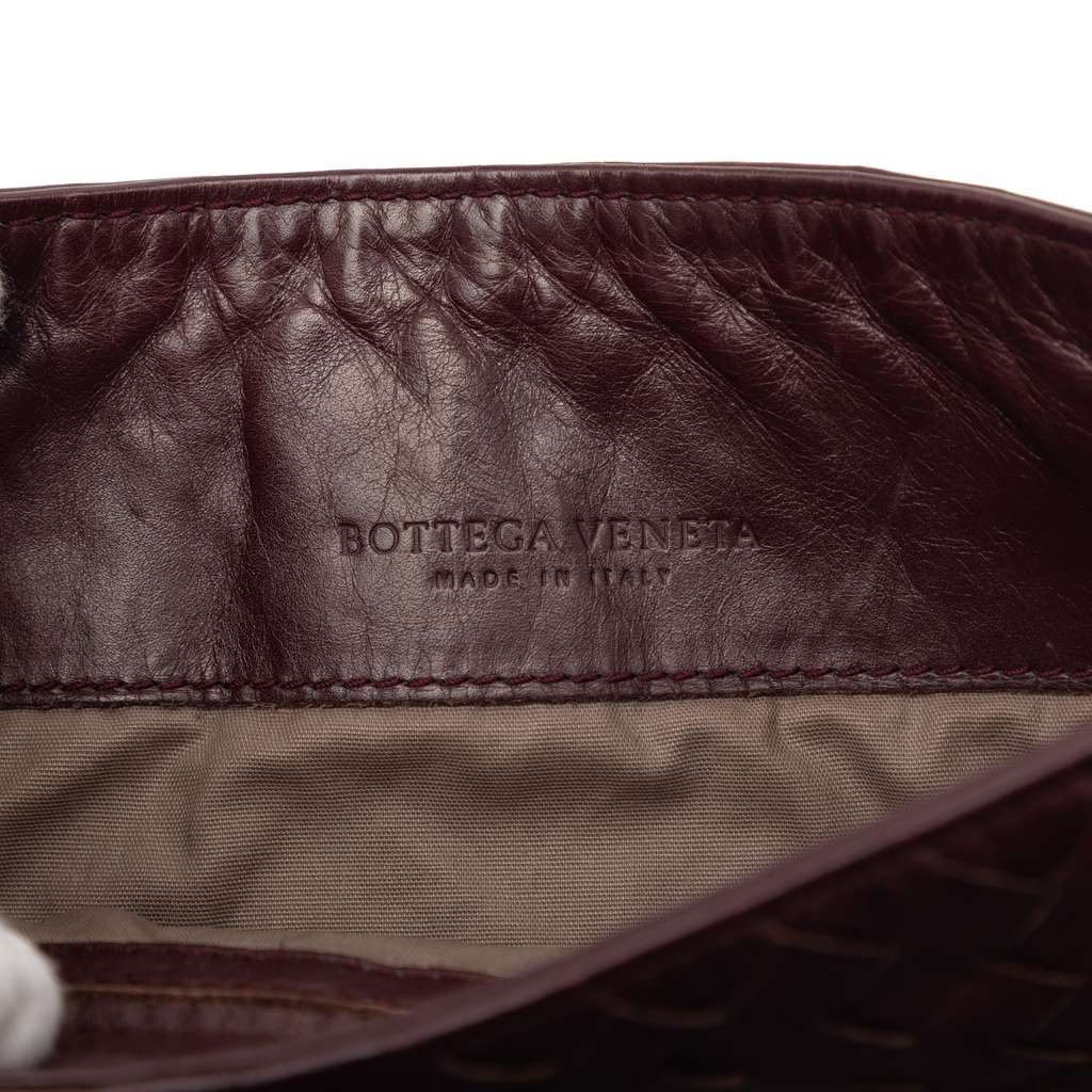 Bottega Veneta Nappa Intrecciato Crossbody Red Leather Very good condition - Box View